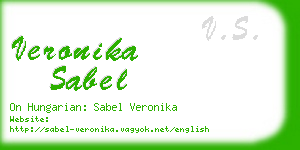 veronika sabel business card
